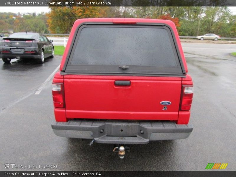 Bright Red / Dark Graphite 2001 Ford Ranger XLT SuperCab