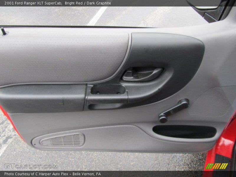 Bright Red / Dark Graphite 2001 Ford Ranger XLT SuperCab