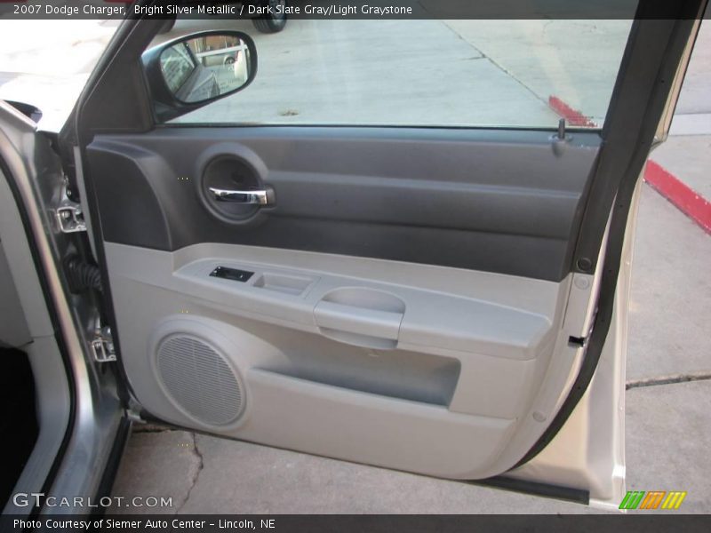 Bright Silver Metallic / Dark Slate Gray/Light Graystone 2007 Dodge Charger