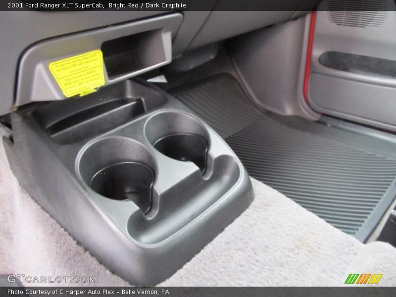 Bright Red / Dark Graphite 2001 Ford Ranger XLT SuperCab