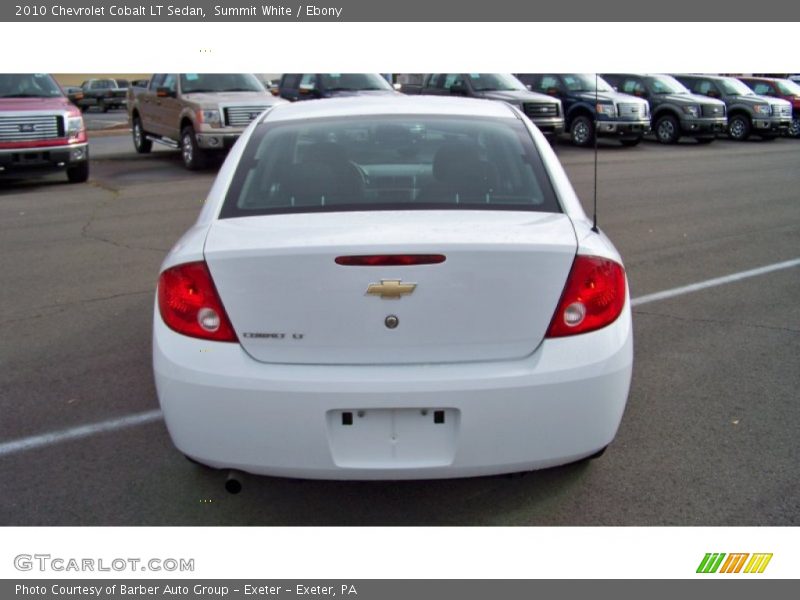 Summit White / Ebony 2010 Chevrolet Cobalt LT Sedan