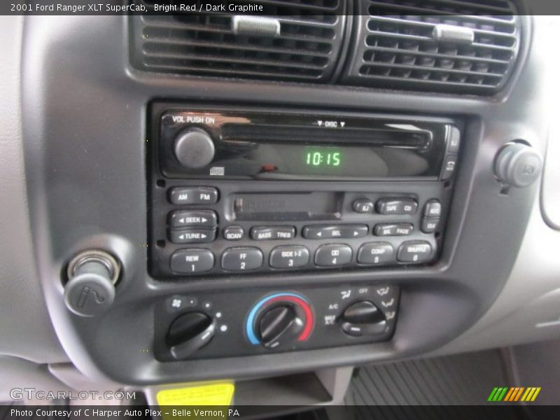 Bright Red / Dark Graphite 2001 Ford Ranger XLT SuperCab