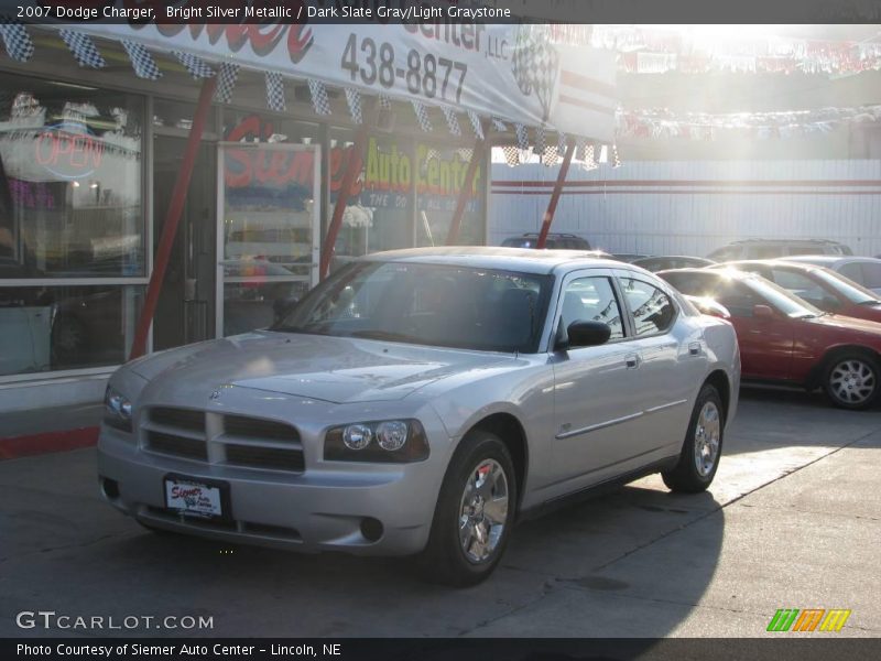 Bright Silver Metallic / Dark Slate Gray/Light Graystone 2007 Dodge Charger