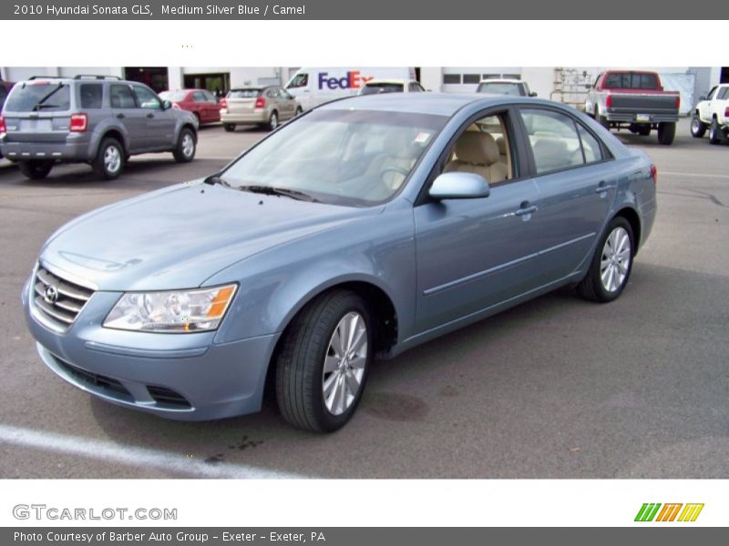 Medium Silver Blue / Camel 2010 Hyundai Sonata GLS