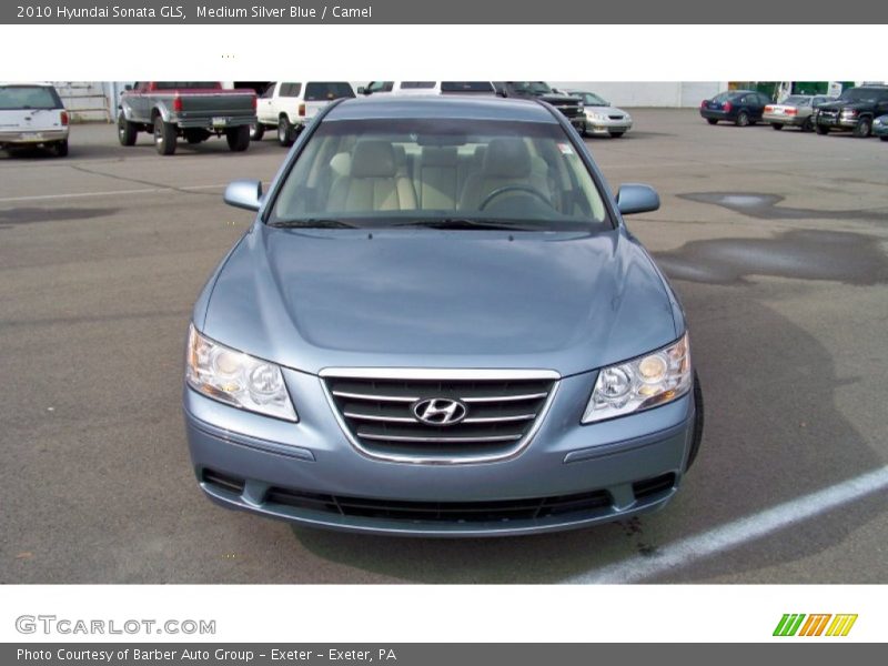 Medium Silver Blue / Camel 2010 Hyundai Sonata GLS