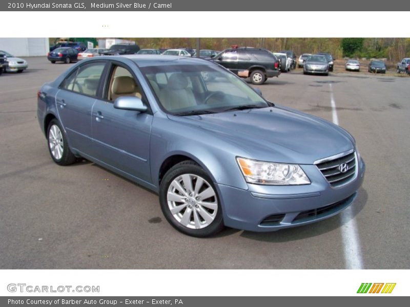 Medium Silver Blue / Camel 2010 Hyundai Sonata GLS