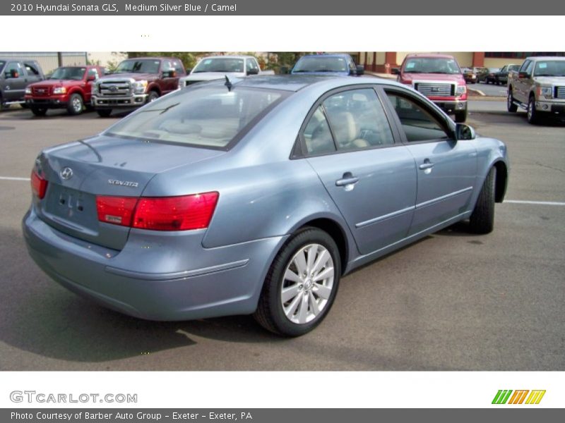 Medium Silver Blue / Camel 2010 Hyundai Sonata GLS