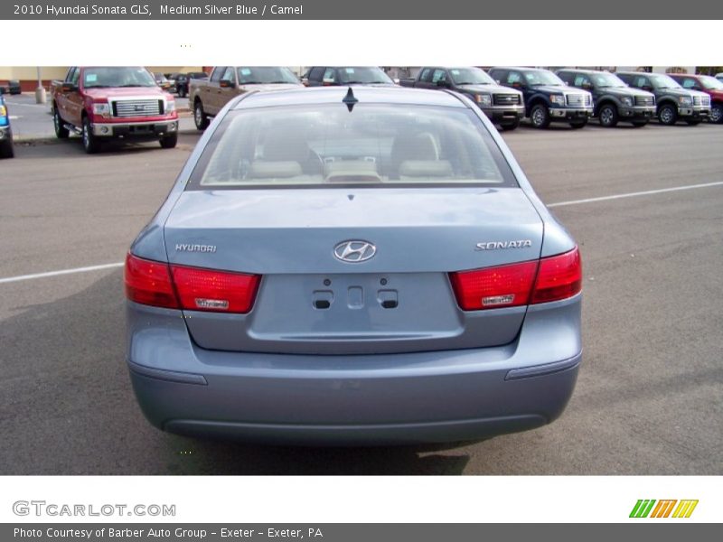 Medium Silver Blue / Camel 2010 Hyundai Sonata GLS