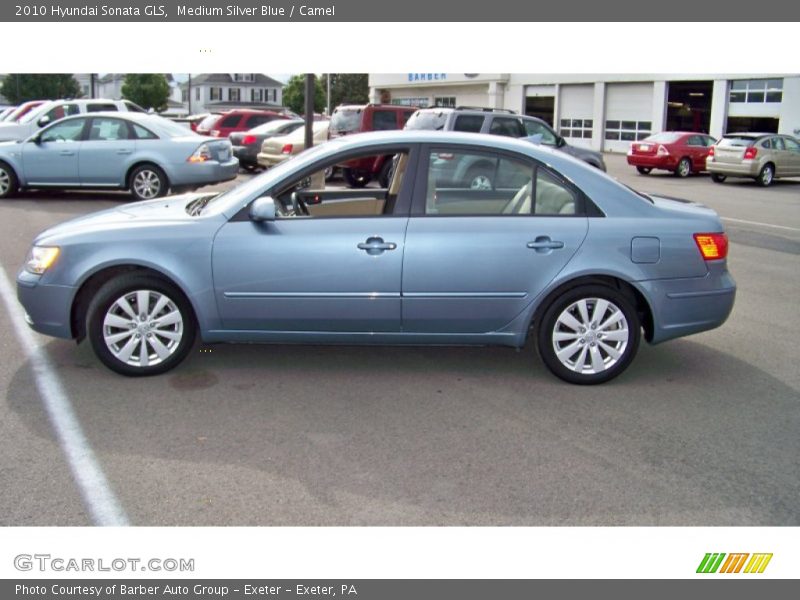 Medium Silver Blue / Camel 2010 Hyundai Sonata GLS