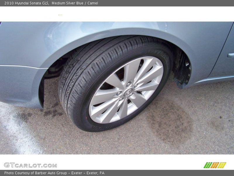 Medium Silver Blue / Camel 2010 Hyundai Sonata GLS