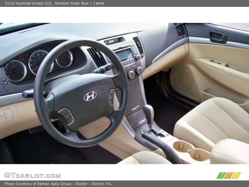 Medium Silver Blue / Camel 2010 Hyundai Sonata GLS