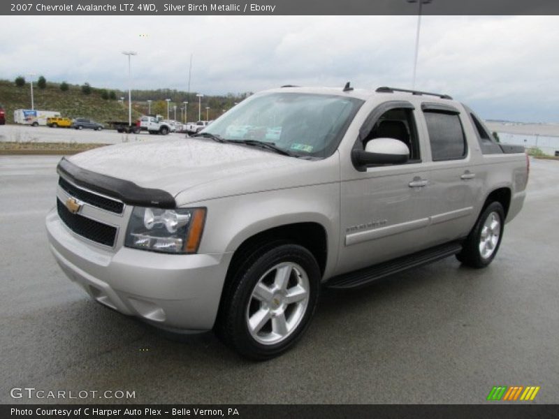 Silver Birch Metallic / Ebony 2007 Chevrolet Avalanche LTZ 4WD