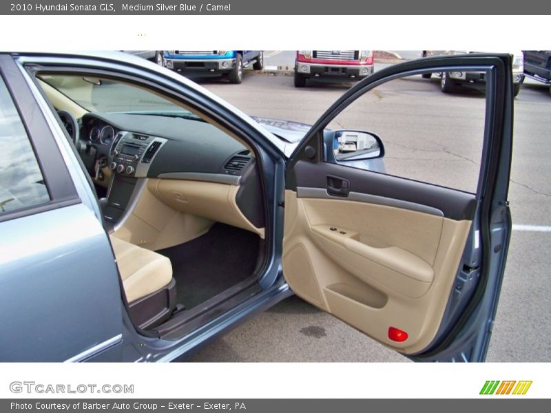 Medium Silver Blue / Camel 2010 Hyundai Sonata GLS