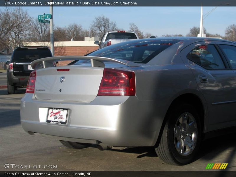 Bright Silver Metallic / Dark Slate Gray/Light Graystone 2007 Dodge Charger