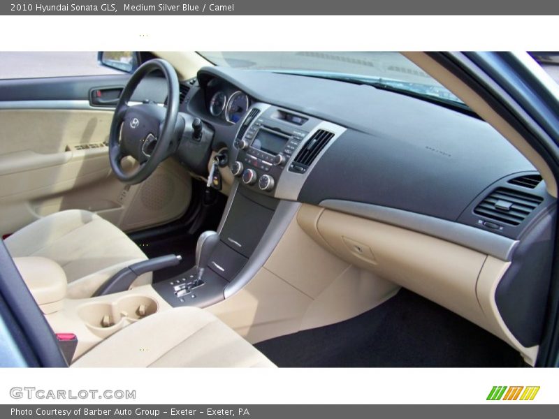 Medium Silver Blue / Camel 2010 Hyundai Sonata GLS