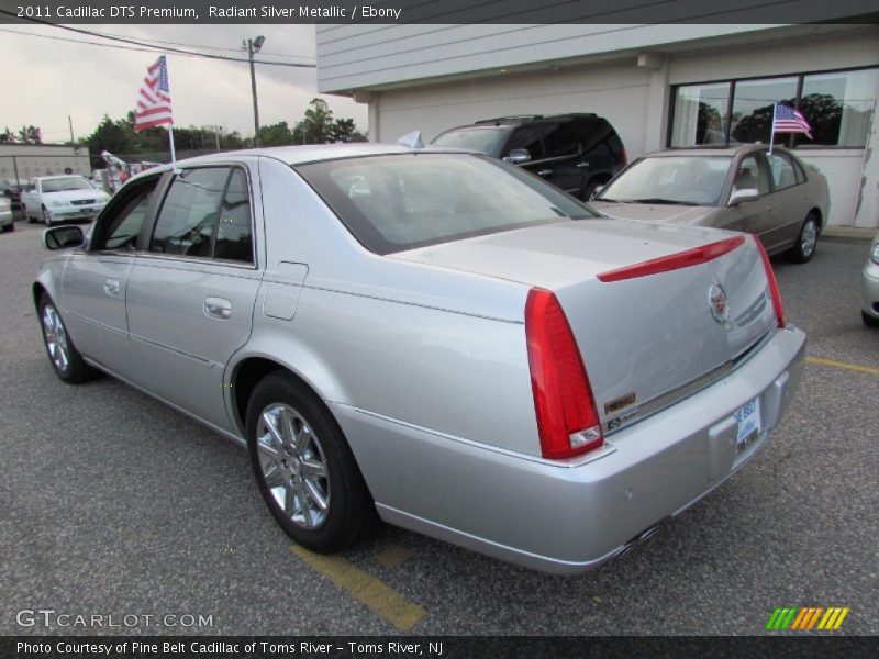 Radiant Silver Metallic / Ebony 2011 Cadillac DTS Premium