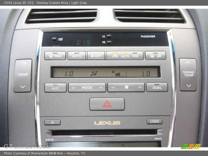 Smokey Granite Mica / Light Gray 2009 Lexus ES 350