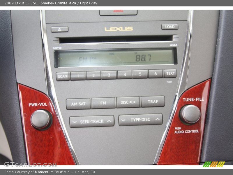 Smokey Granite Mica / Light Gray 2009 Lexus ES 350