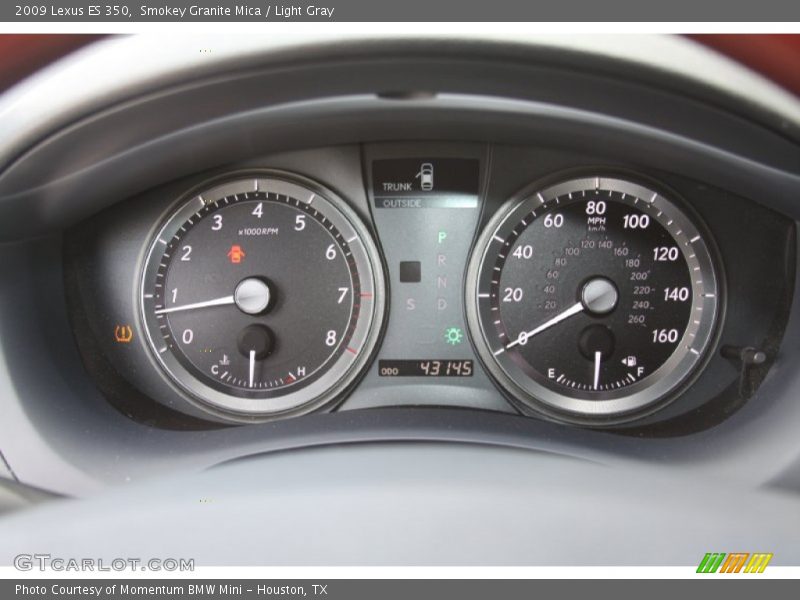 Smokey Granite Mica / Light Gray 2009 Lexus ES 350