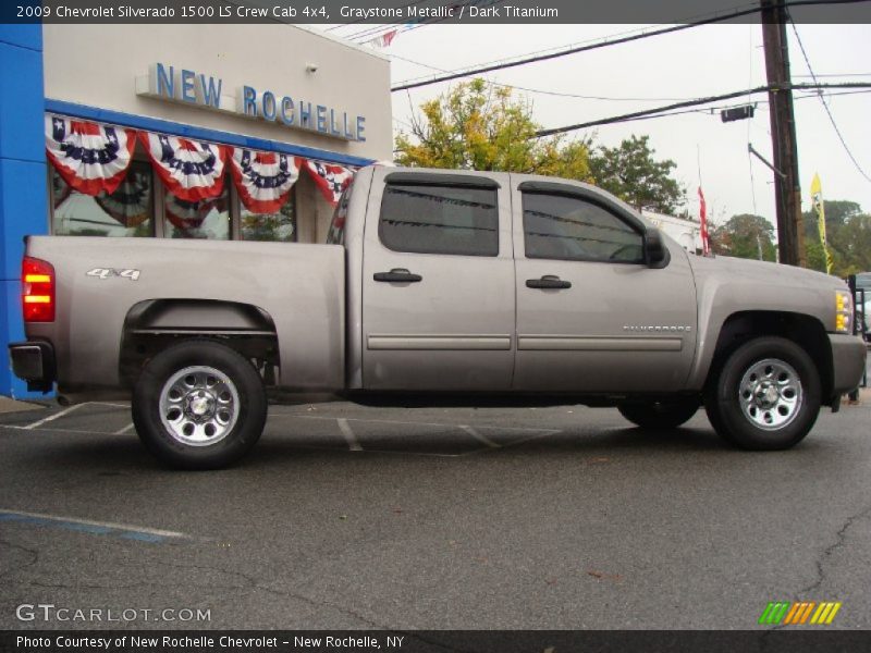 Graystone Metallic / Dark Titanium 2009 Chevrolet Silverado 1500 LS Crew Cab 4x4