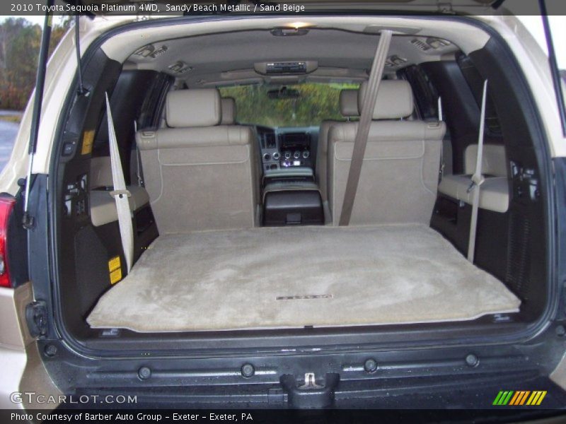 Sandy Beach Metallic / Sand Beige 2010 Toyota Sequoia Platinum 4WD