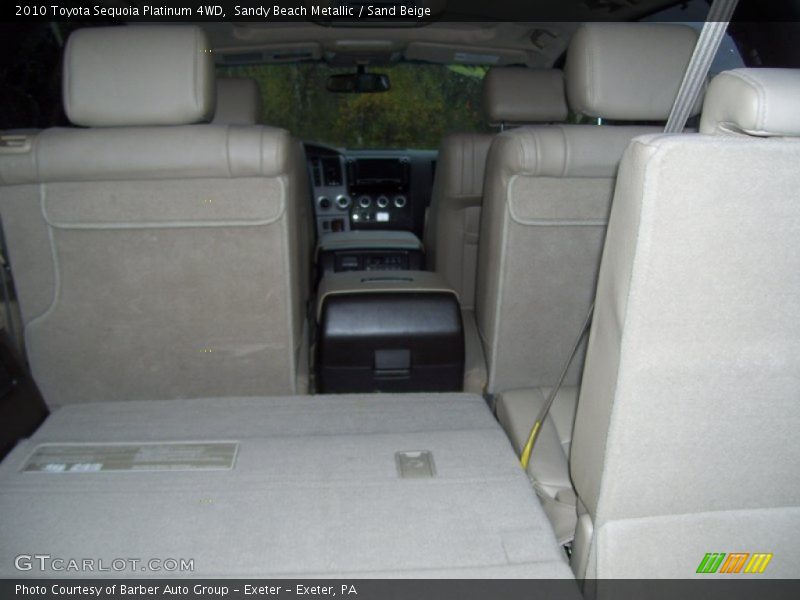 Sandy Beach Metallic / Sand Beige 2010 Toyota Sequoia Platinum 4WD