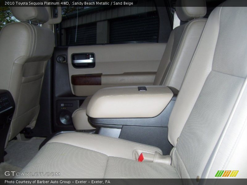 Sandy Beach Metallic / Sand Beige 2010 Toyota Sequoia Platinum 4WD