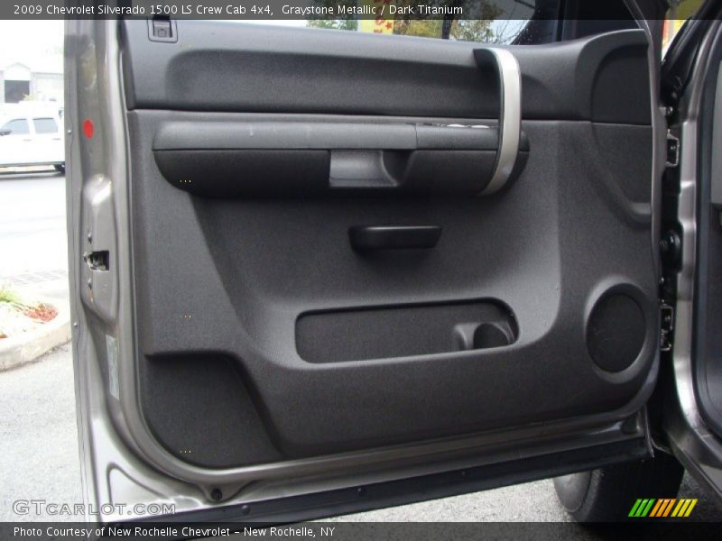 Graystone Metallic / Dark Titanium 2009 Chevrolet Silverado 1500 LS Crew Cab 4x4