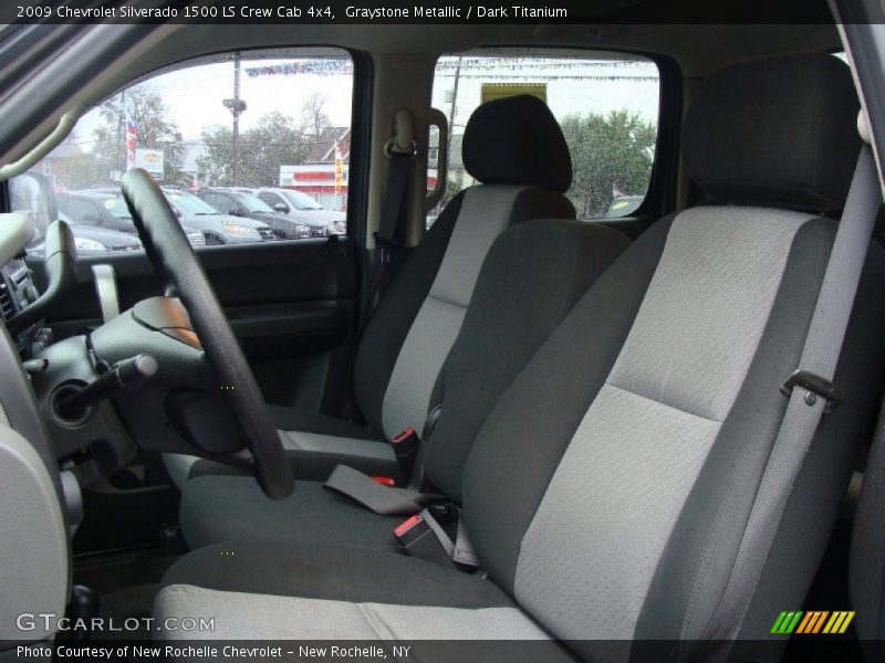 Graystone Metallic / Dark Titanium 2009 Chevrolet Silverado 1500 LS Crew Cab 4x4