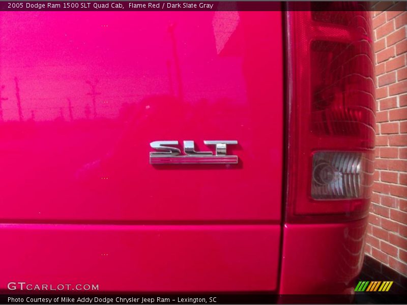 Flame Red / Dark Slate Gray 2005 Dodge Ram 1500 SLT Quad Cab