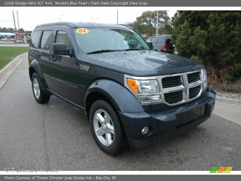 Modern Blue Pearl / Dark Slate Gray/Light Slate Gray 2008 Dodge Nitro SLT 4x4
