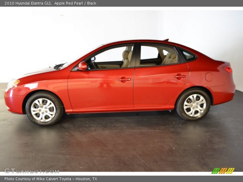 Apple Red Pearl / Black 2010 Hyundai Elantra GLS