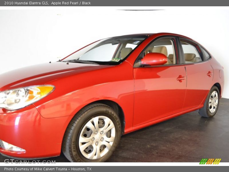 Apple Red Pearl / Black 2010 Hyundai Elantra GLS