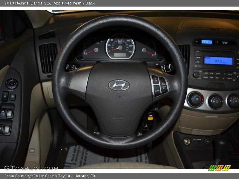 Apple Red Pearl / Black 2010 Hyundai Elantra GLS