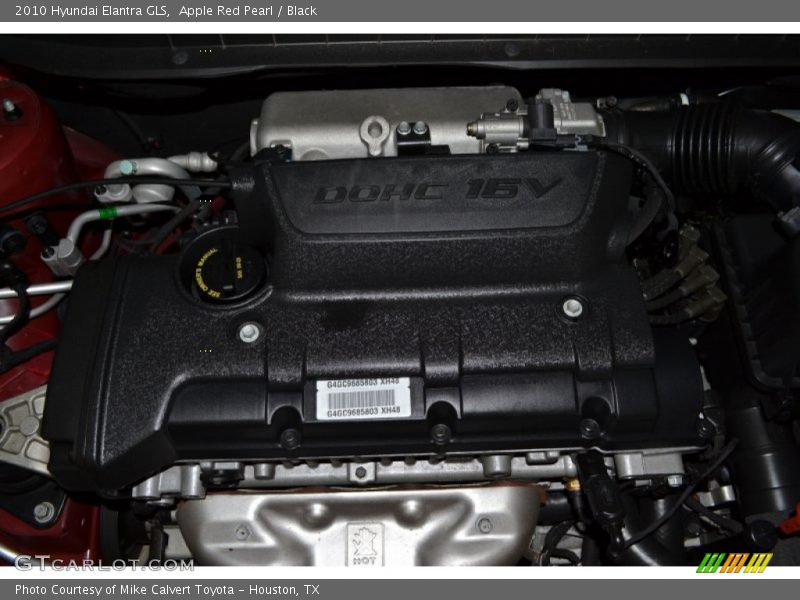 Apple Red Pearl / Black 2010 Hyundai Elantra GLS