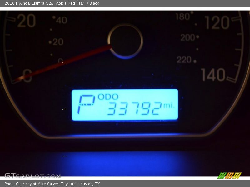 Apple Red Pearl / Black 2010 Hyundai Elantra GLS