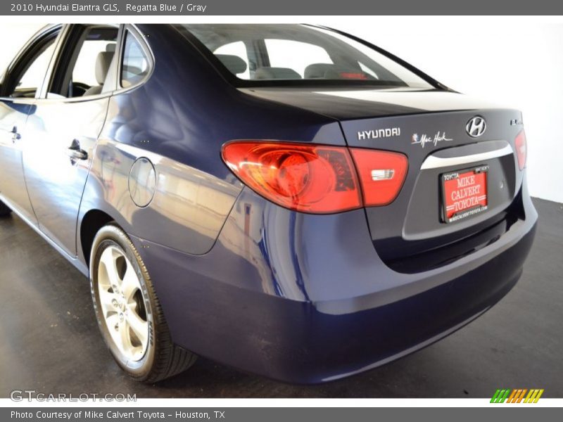 Regatta Blue / Gray 2010 Hyundai Elantra GLS