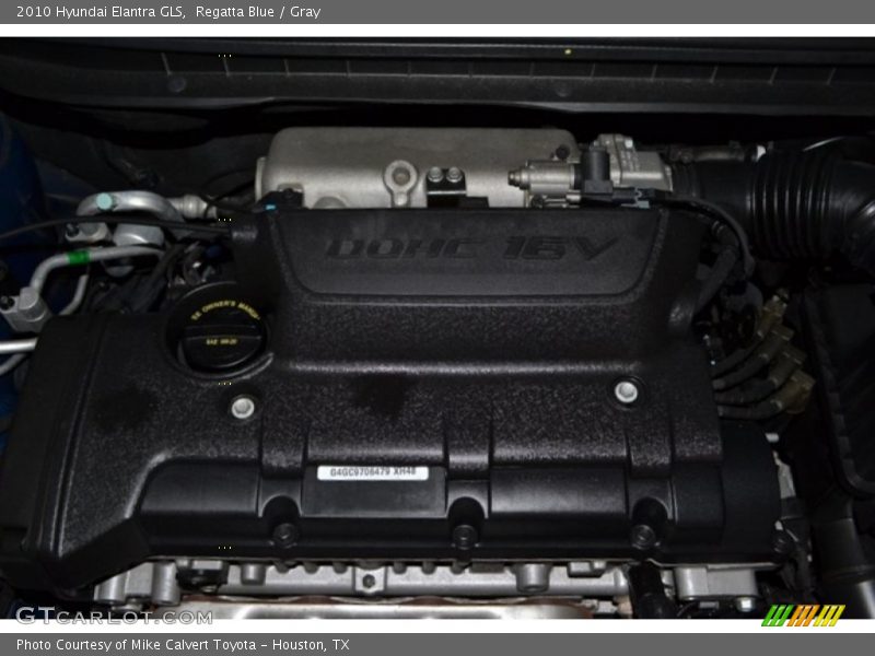 Regatta Blue / Gray 2010 Hyundai Elantra GLS
