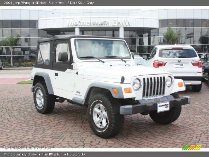 Stone White / Dark Slate Gray 2004 Jeep Wrangler SE 4x4