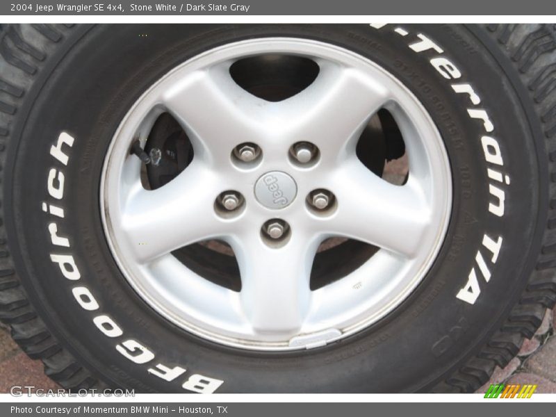 Stone White / Dark Slate Gray 2004 Jeep Wrangler SE 4x4