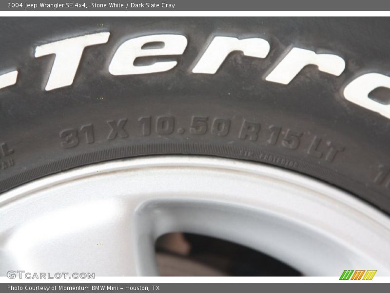 Stone White / Dark Slate Gray 2004 Jeep Wrangler SE 4x4