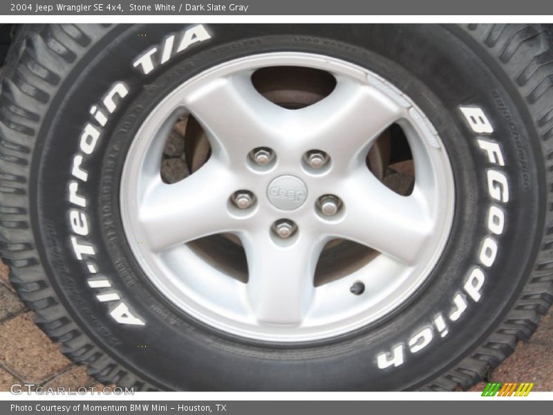Stone White / Dark Slate Gray 2004 Jeep Wrangler SE 4x4