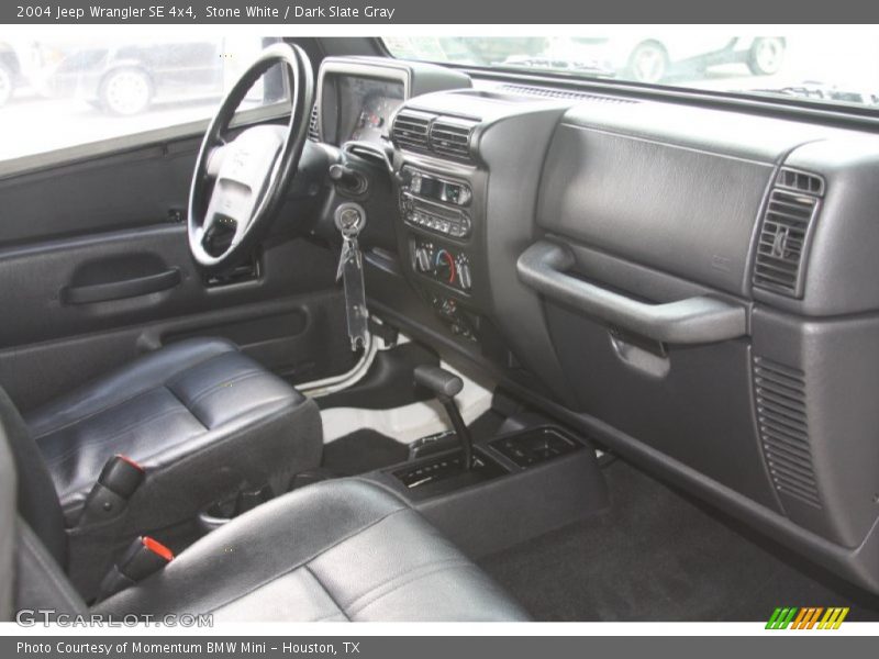 Stone White / Dark Slate Gray 2004 Jeep Wrangler SE 4x4