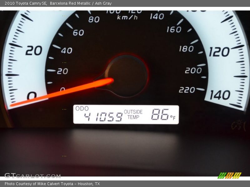 Barcelona Red Metallic / Ash Gray 2010 Toyota Camry SE