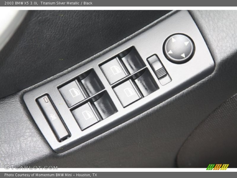 Titanium Silver Metallic / Black 2003 BMW X5 3.0i