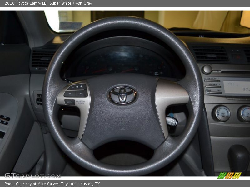 Super White / Ash Gray 2010 Toyota Camry LE