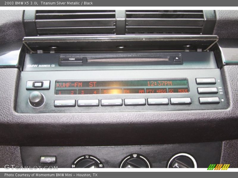 Titanium Silver Metallic / Black 2003 BMW X5 3.0i
