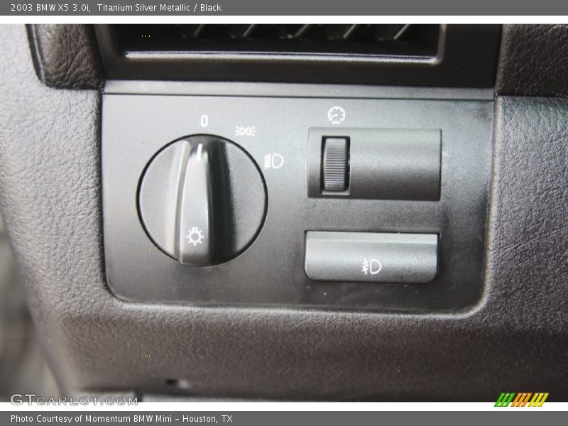 Titanium Silver Metallic / Black 2003 BMW X5 3.0i