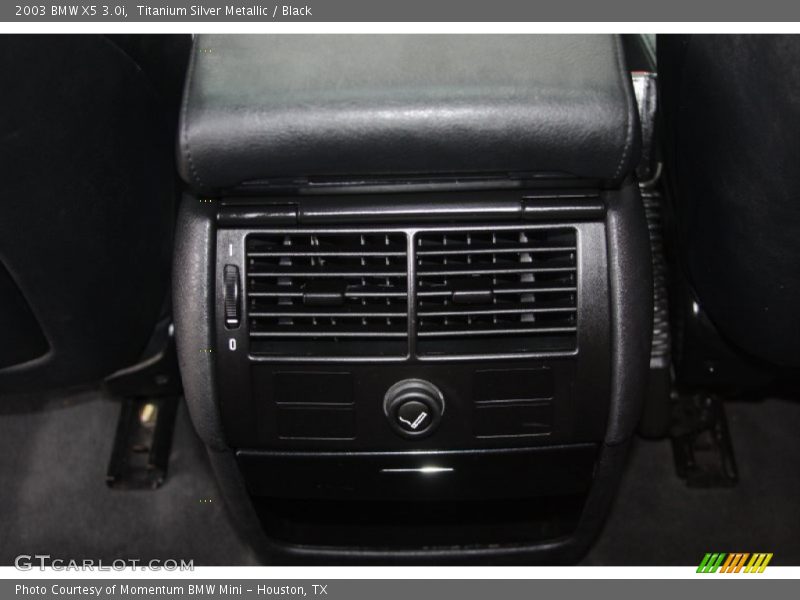 Titanium Silver Metallic / Black 2003 BMW X5 3.0i
