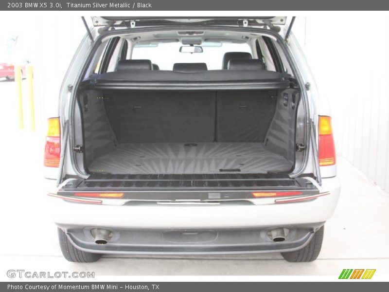 Titanium Silver Metallic / Black 2003 BMW X5 3.0i